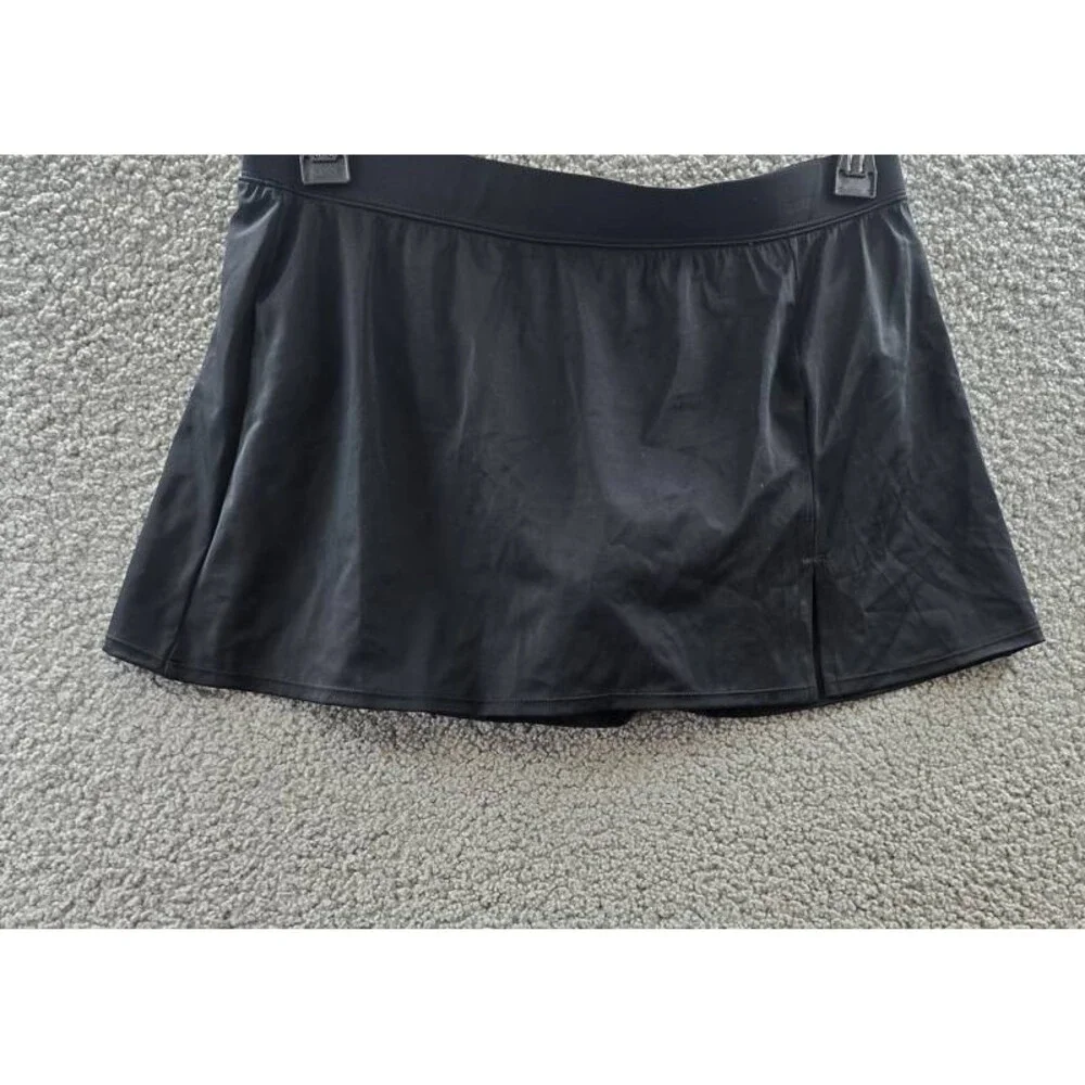 Swim Solutions Mix and Match Swim Skirt Women's 16 Black Elastic Waist Pull On